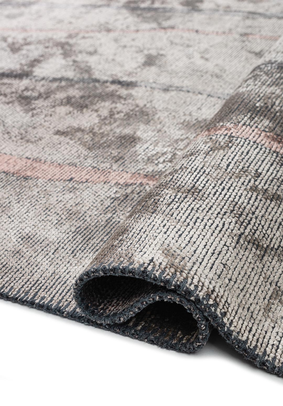 TRIBECA CREAM - GREY - COPPER RUG