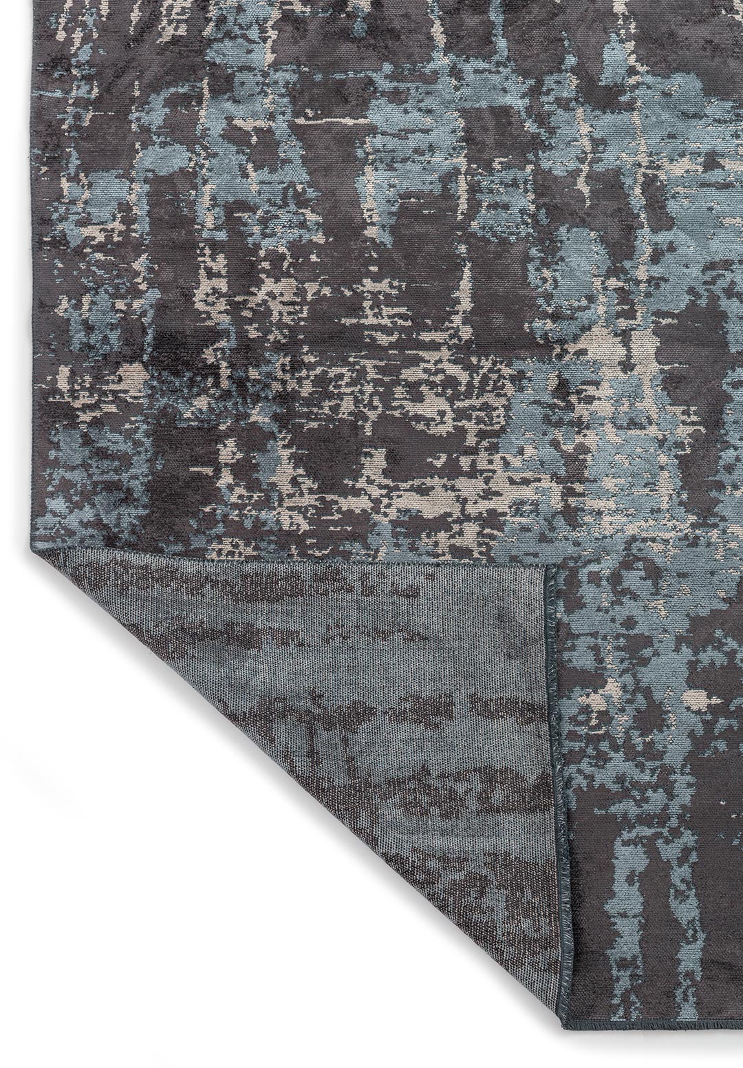 TOLEDO CHARCOAL BLUE - LIGHT CREAM RUG