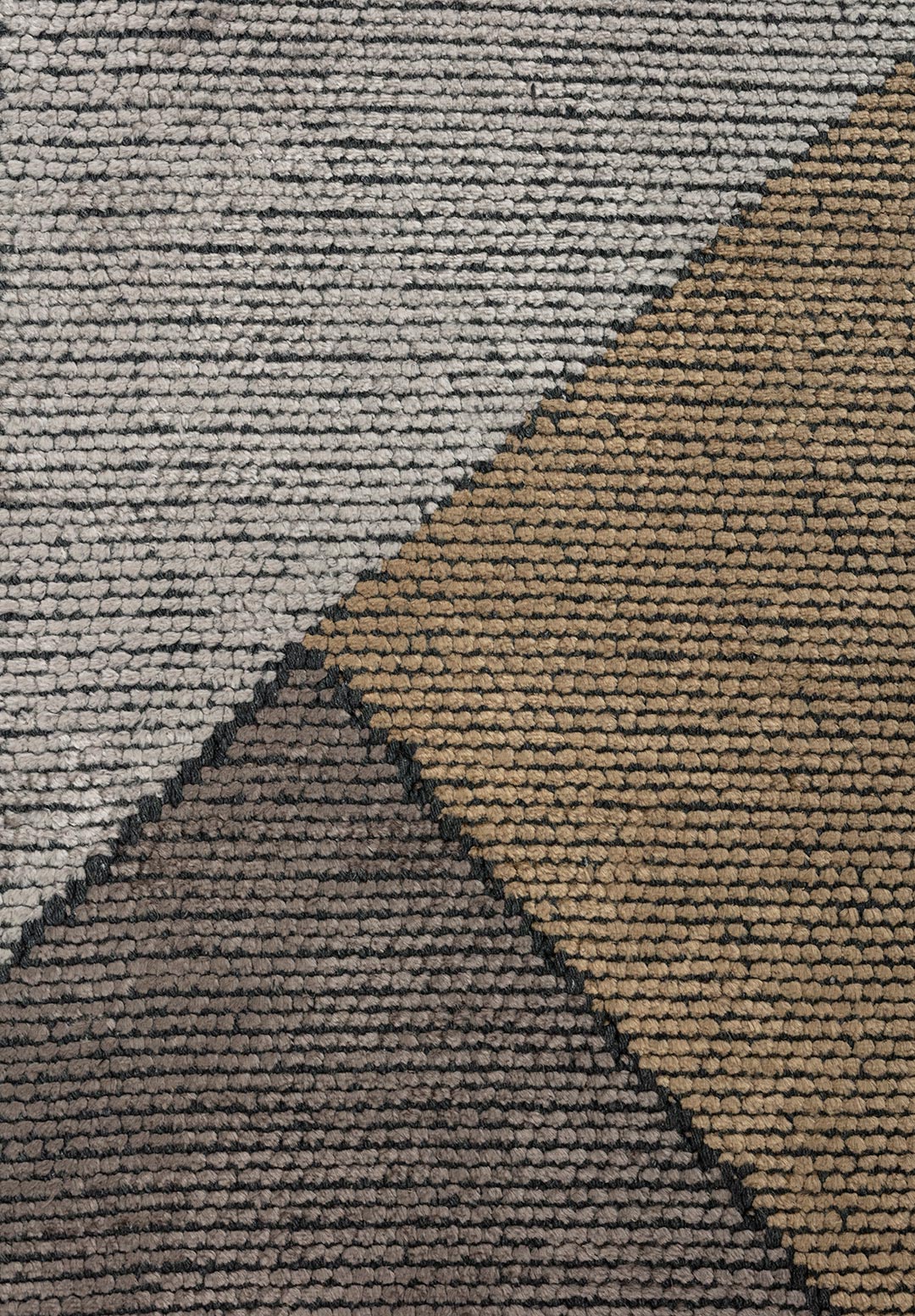 PAMPLONA DARK GREY - DARK BEIGE - CREAM RUG