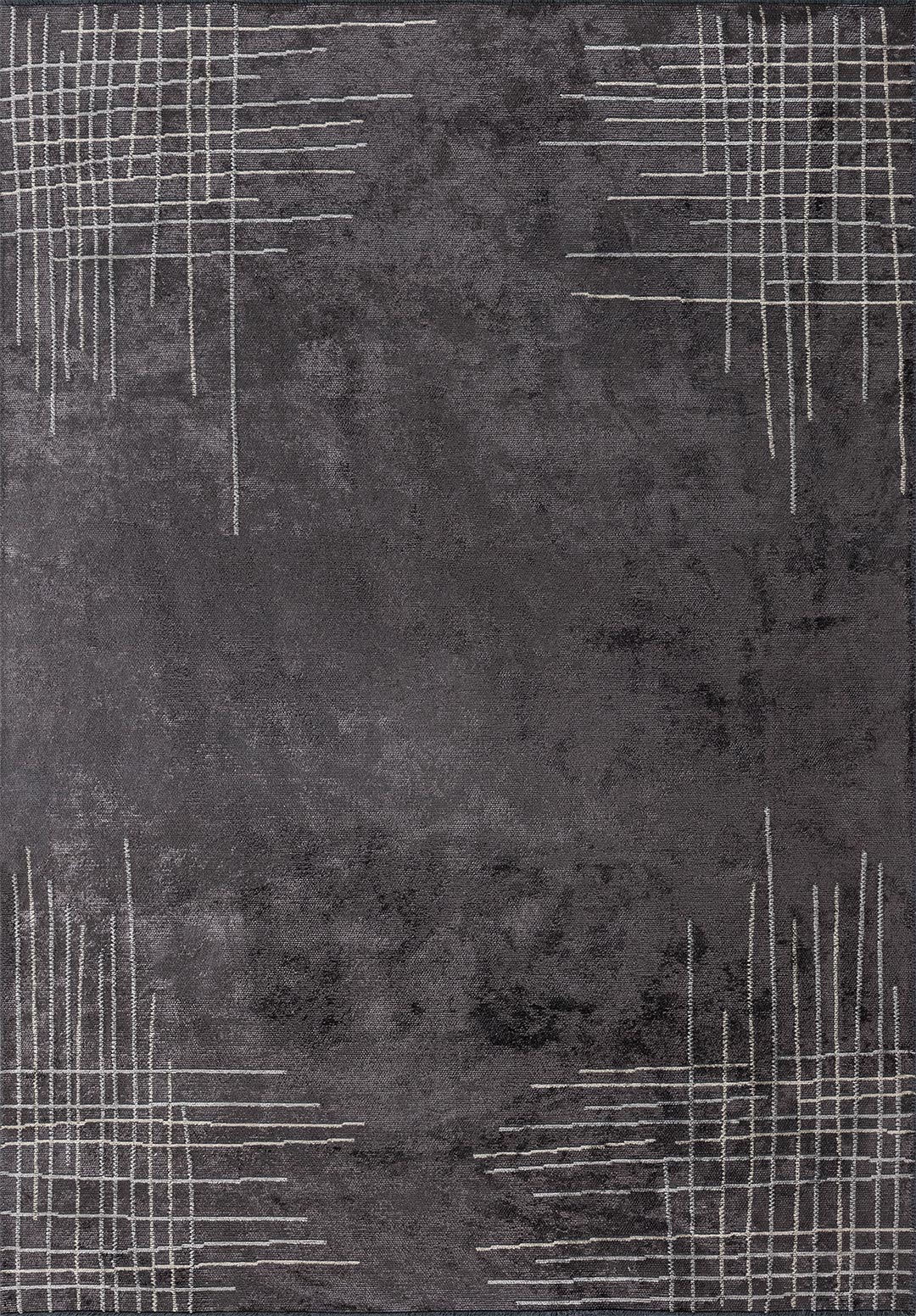 MANHATTAN CHARCOAL - BEIGE - GREY RUG