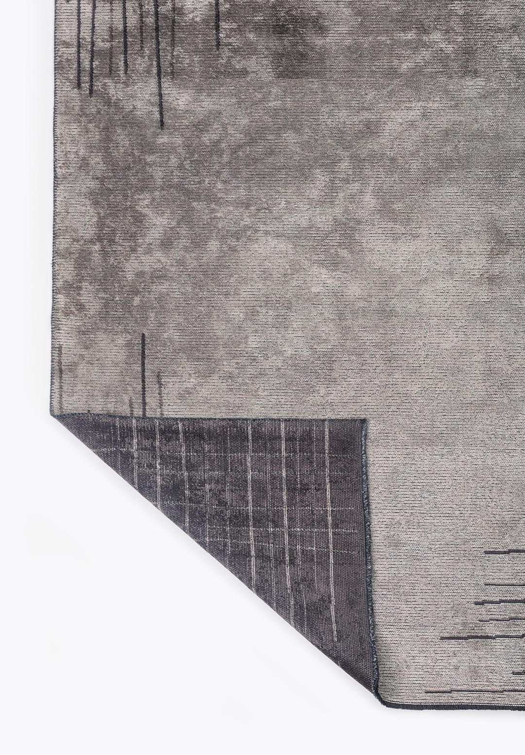 MANHATTAN CREAM - DARK GREY - CHARCOAL RUG