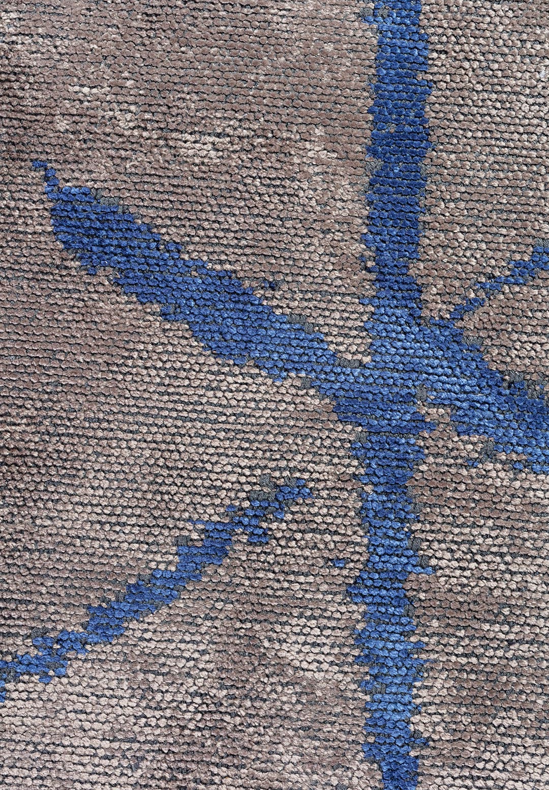 PALERMO NAVY BLUE - DARK GREY RUG