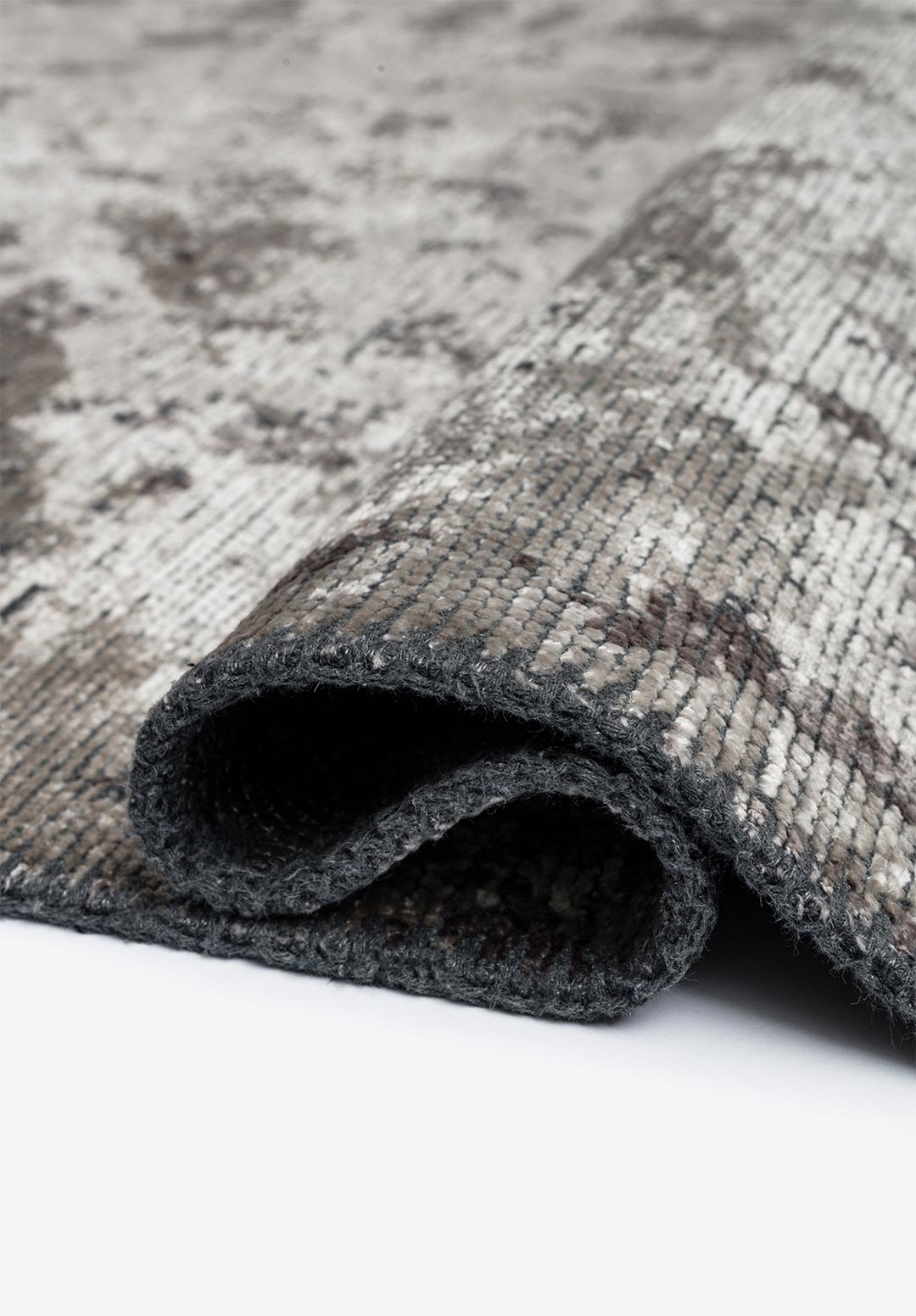 VERONA DARK GREY - CREAM RUG