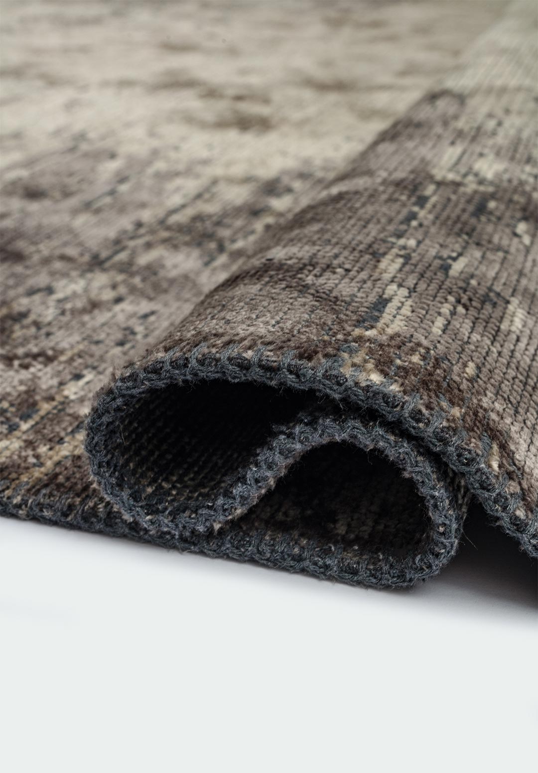 STREAM DARK GREY - BEIGE RUG