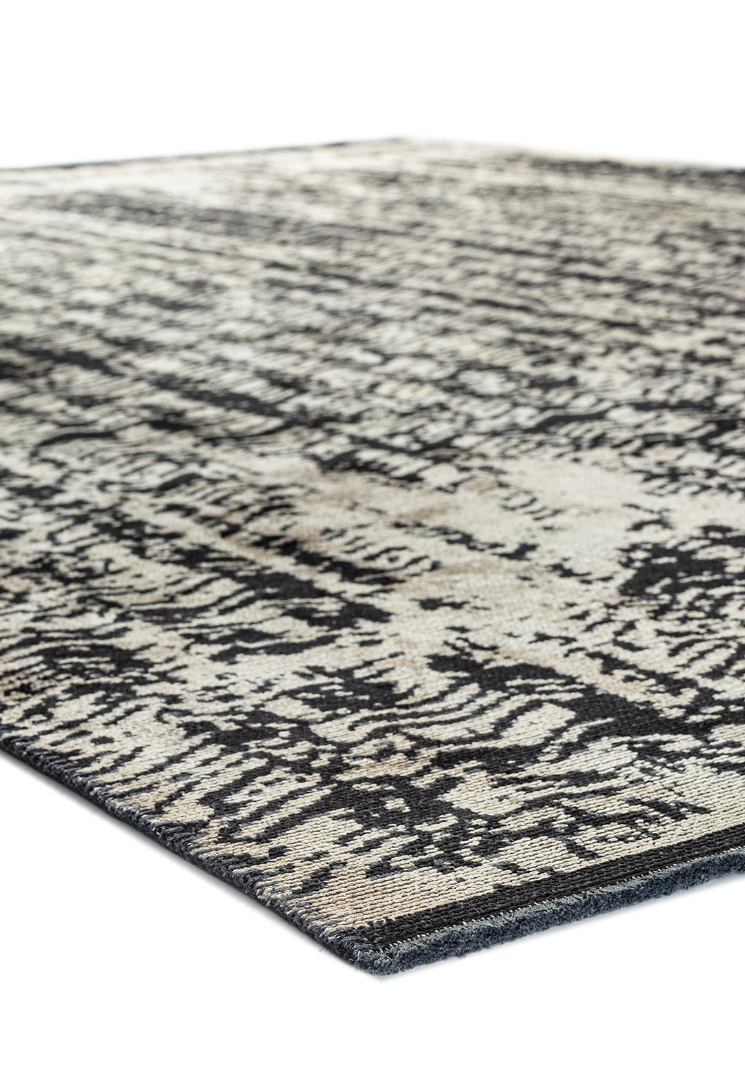 TERAMO BLACK - BEIGE RUG