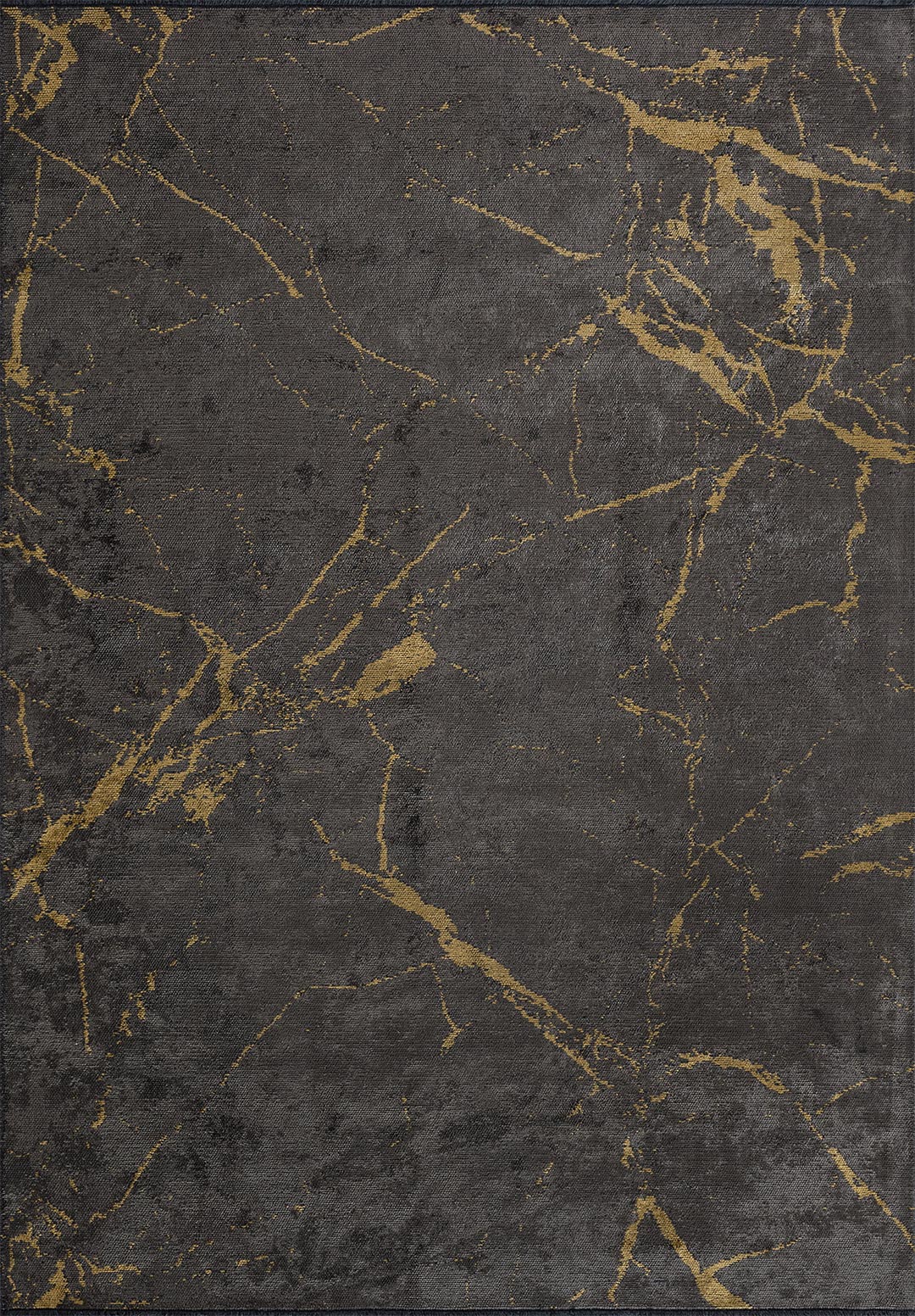 FRACTURE GOLD - ANTHRACITE RUG