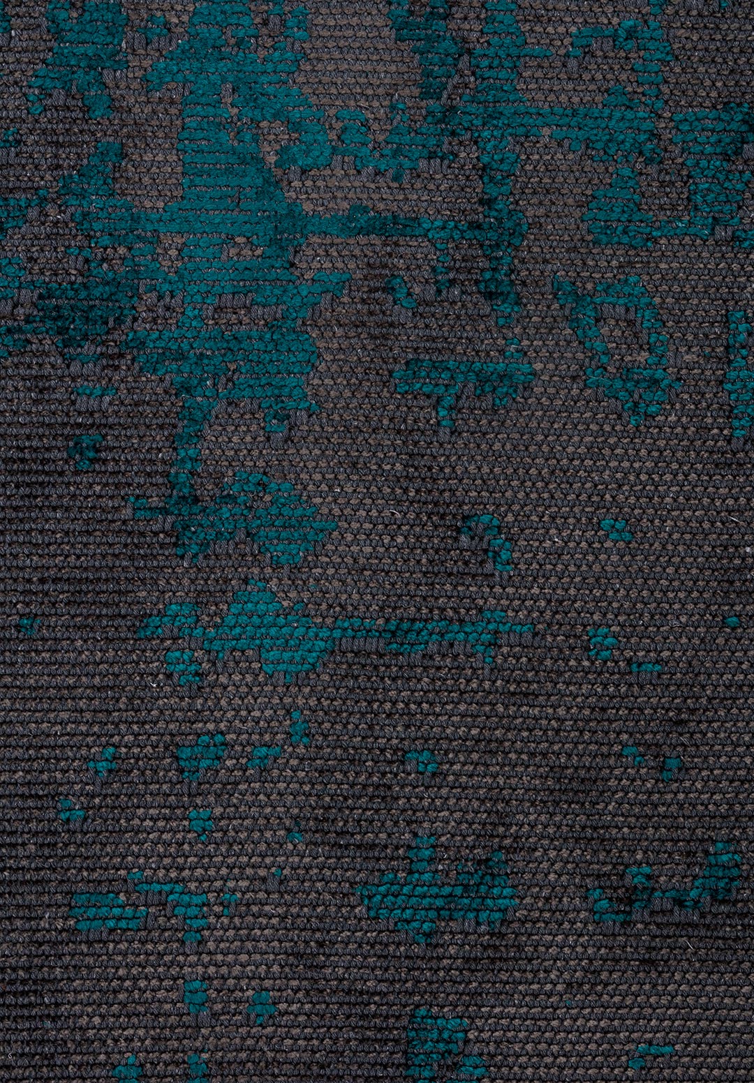 SPARK ANTHRACITE - DARK TURQUOISE RUG