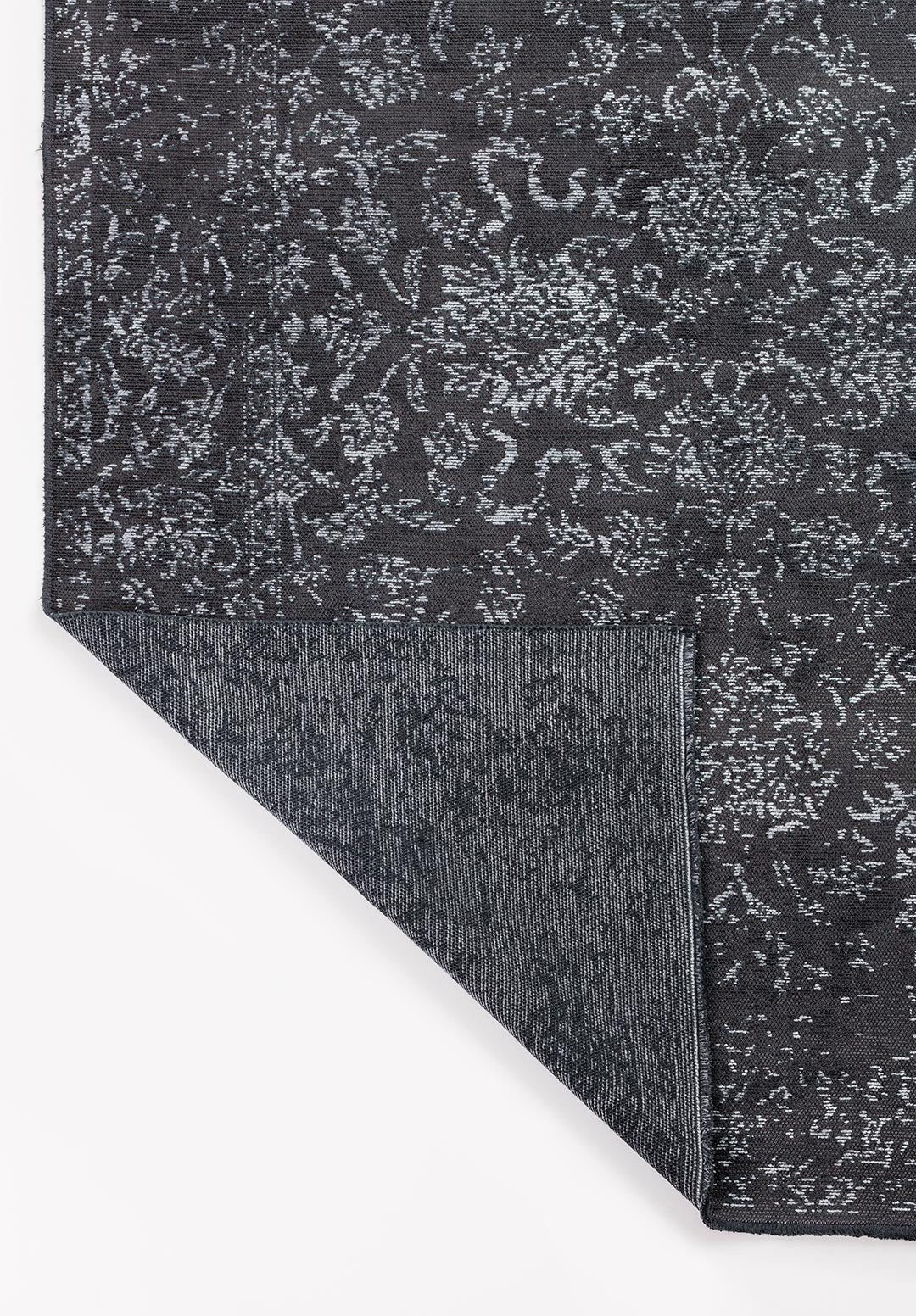 CLASSY ICE BLUE - CHARCOAL RUG