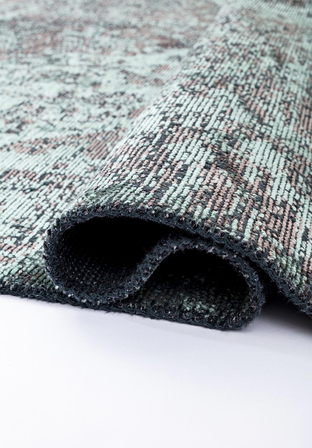 GLORY DARK GREY - RIVER GREEN RUG