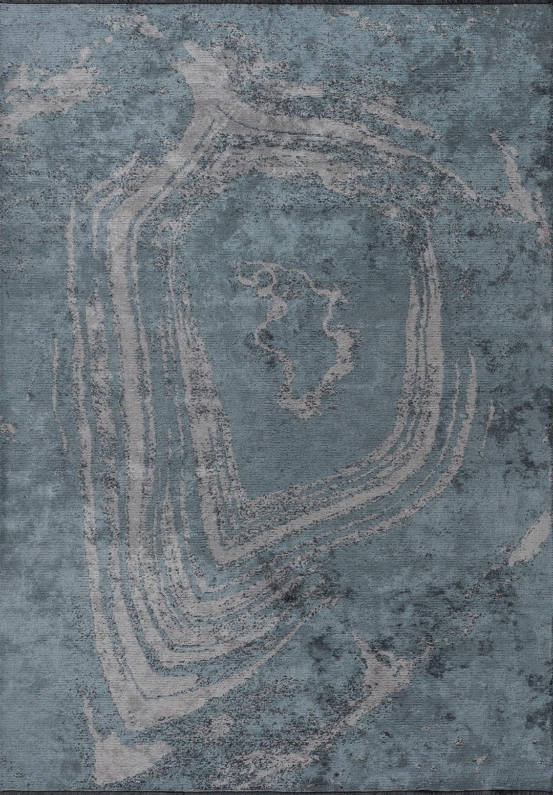 SMOKE LIGHT GREY - BLUE RUG