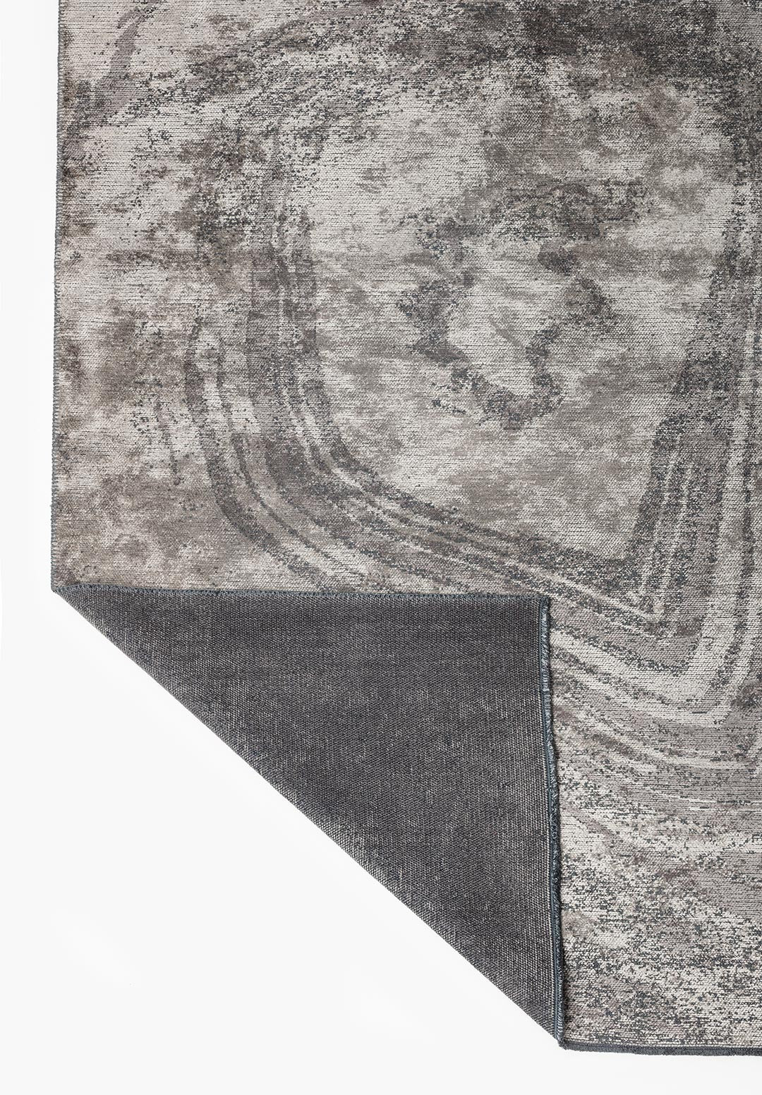 SMOKE DARK GREY - CREAM RUG