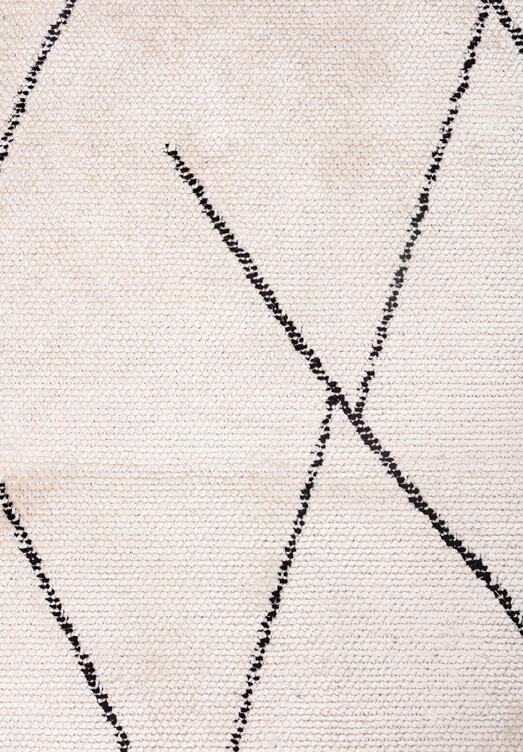 TRIBAL BLACK - ECRU RUG