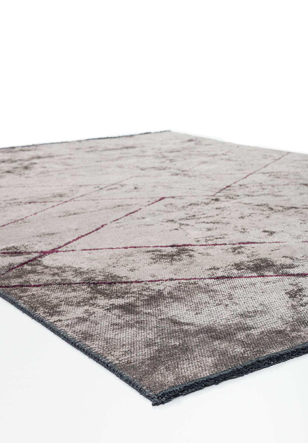 SPIDER DARK DAMSON - DARK GREY RUG