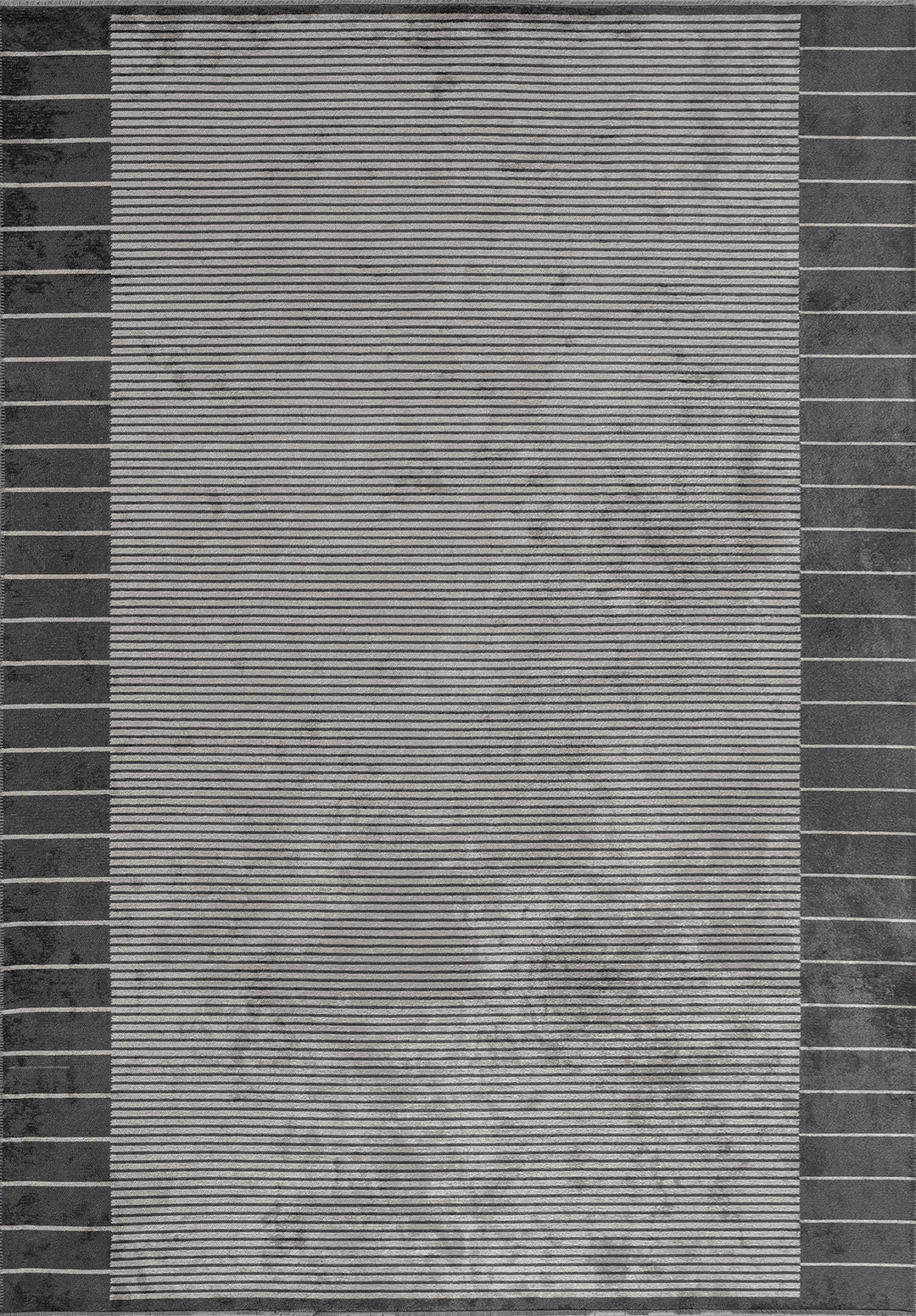 CONTRAST LIGHT CREAM - CHARCOAL RUG