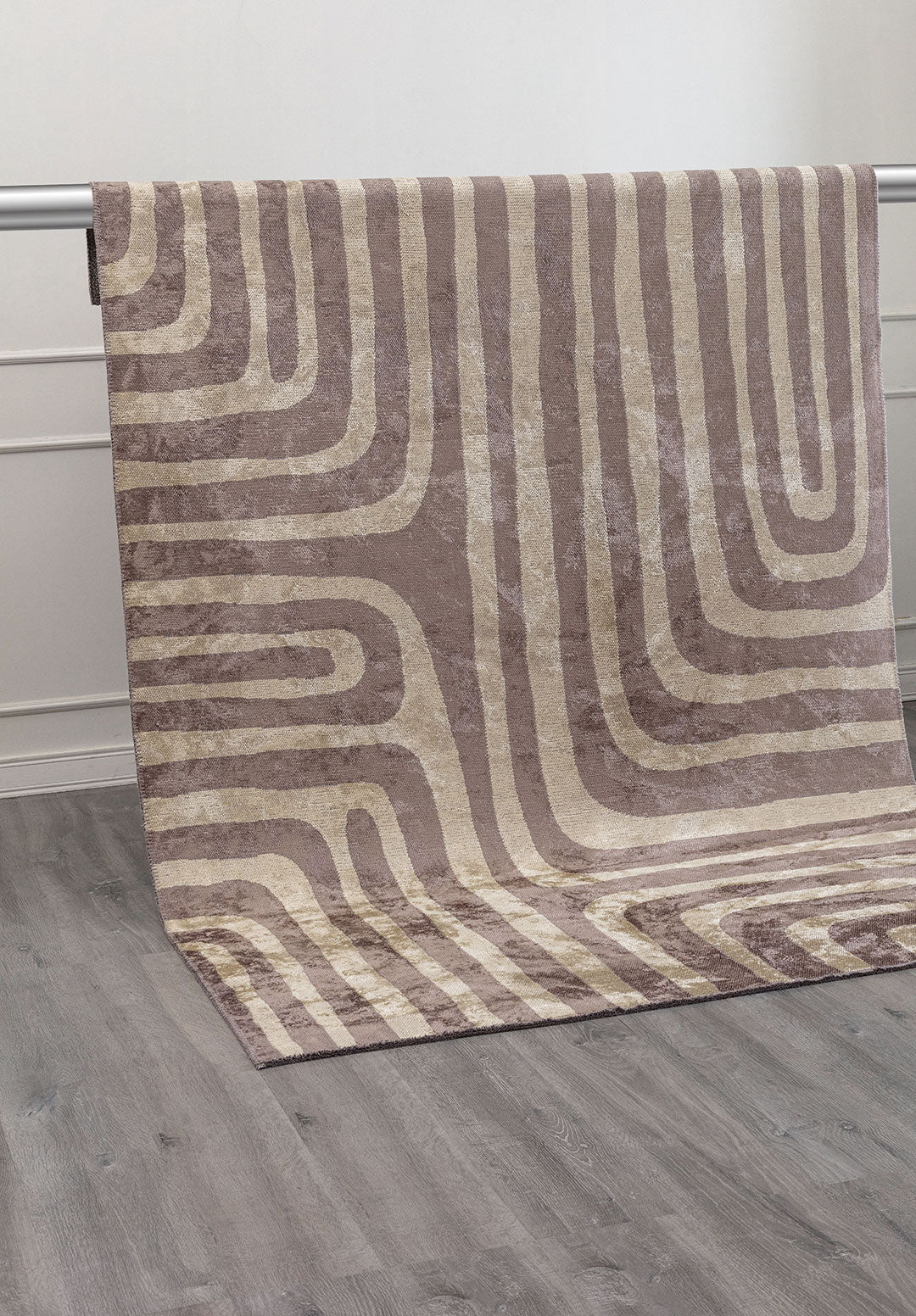 INCEPTION DARK GREY - CREAM RUG