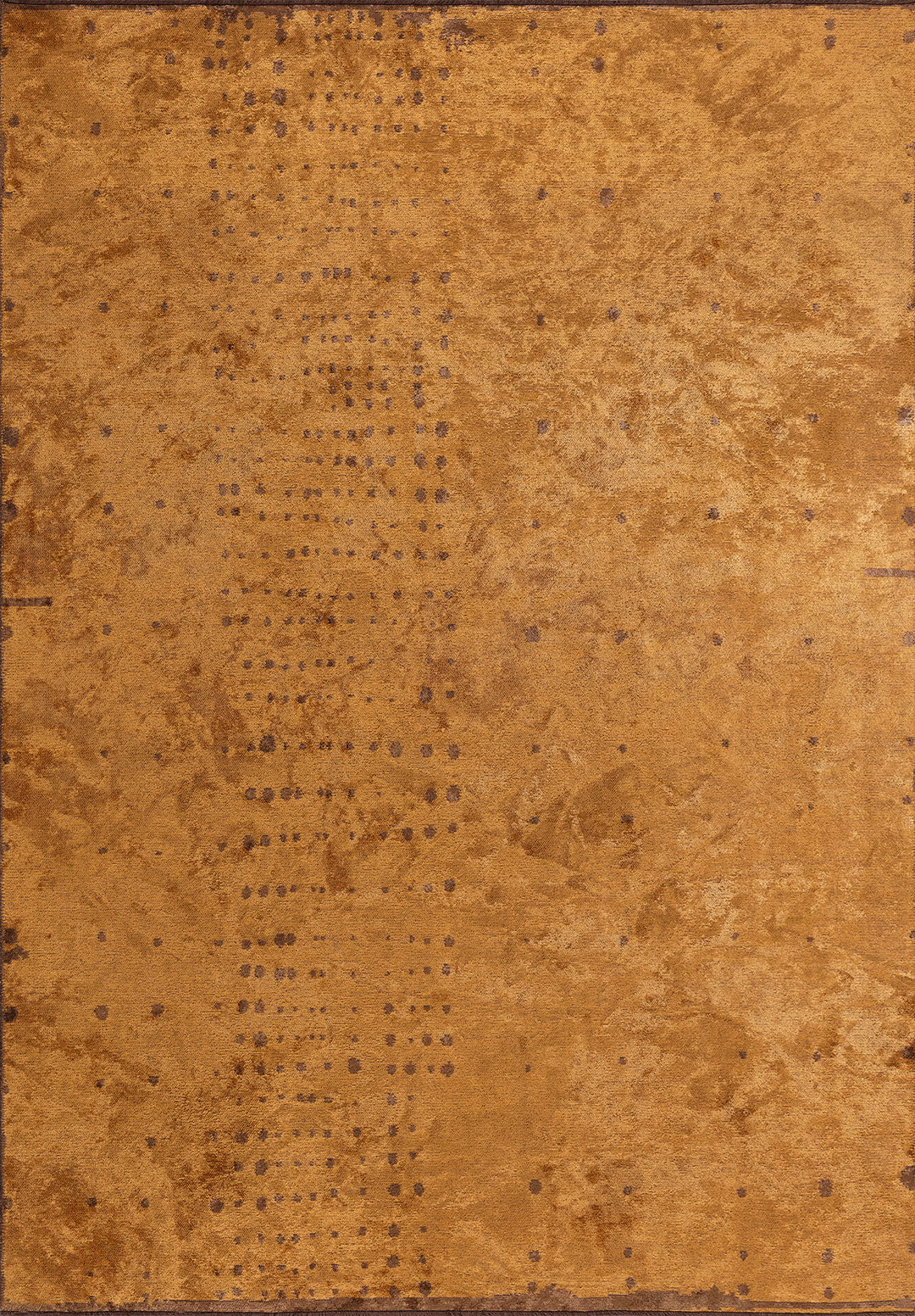 DAPPLE CACAO - MUSTARD RUG