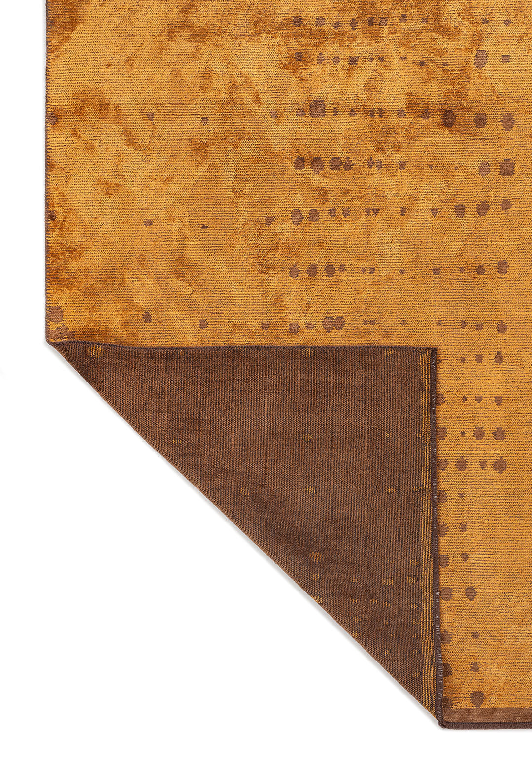 DAPPLE CACAO - MUSTARD RUG