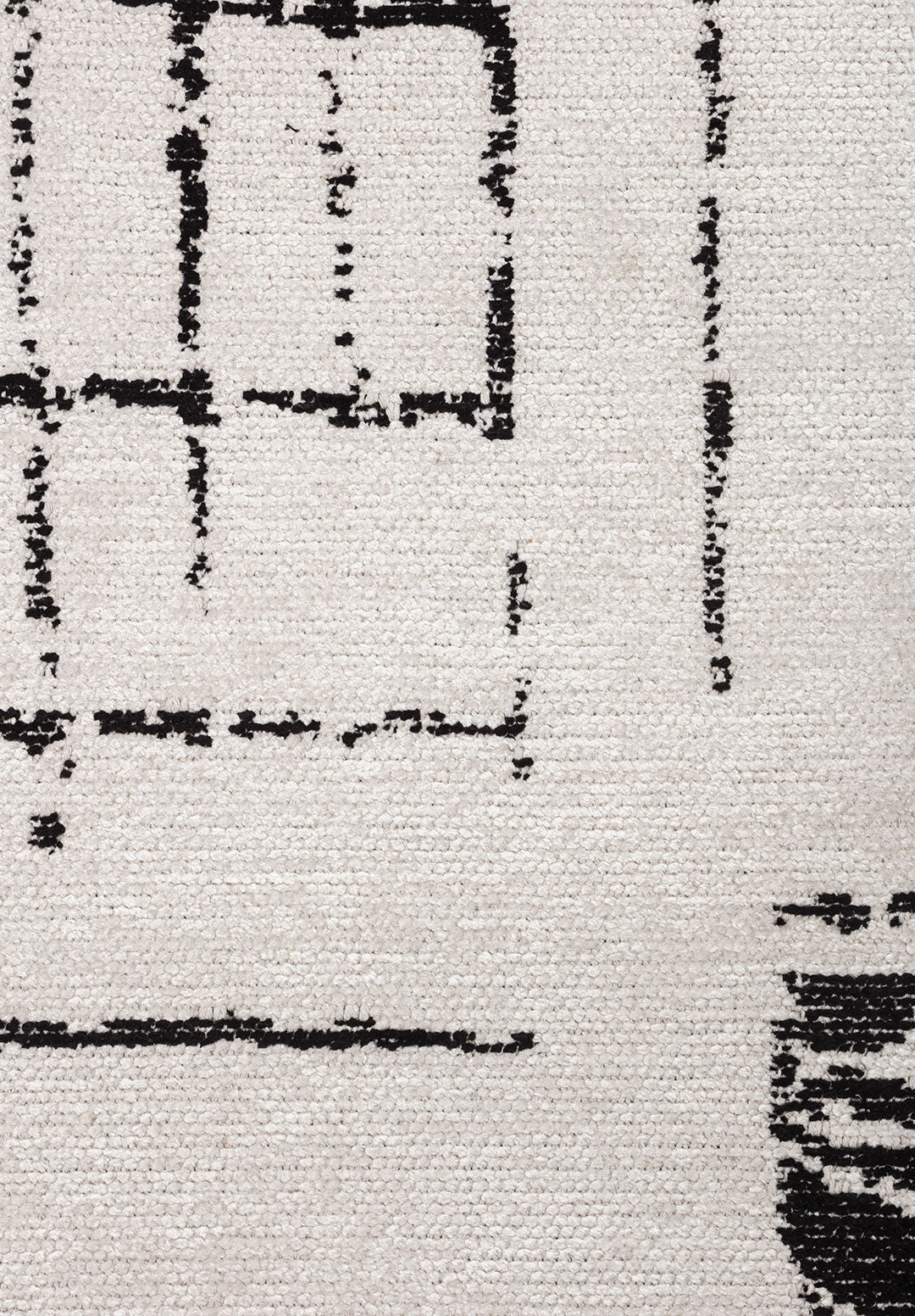 INFINITY BLACK - ECRU RUG
