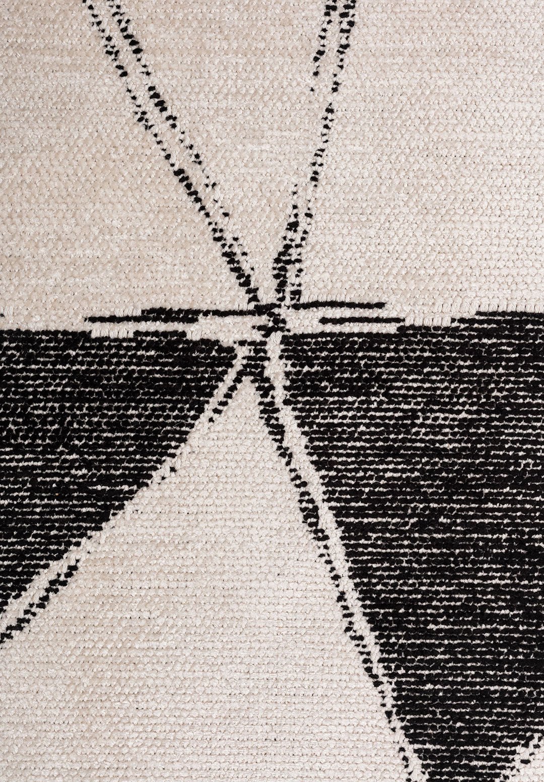 SIERRA BLACK - ECRU RUG
