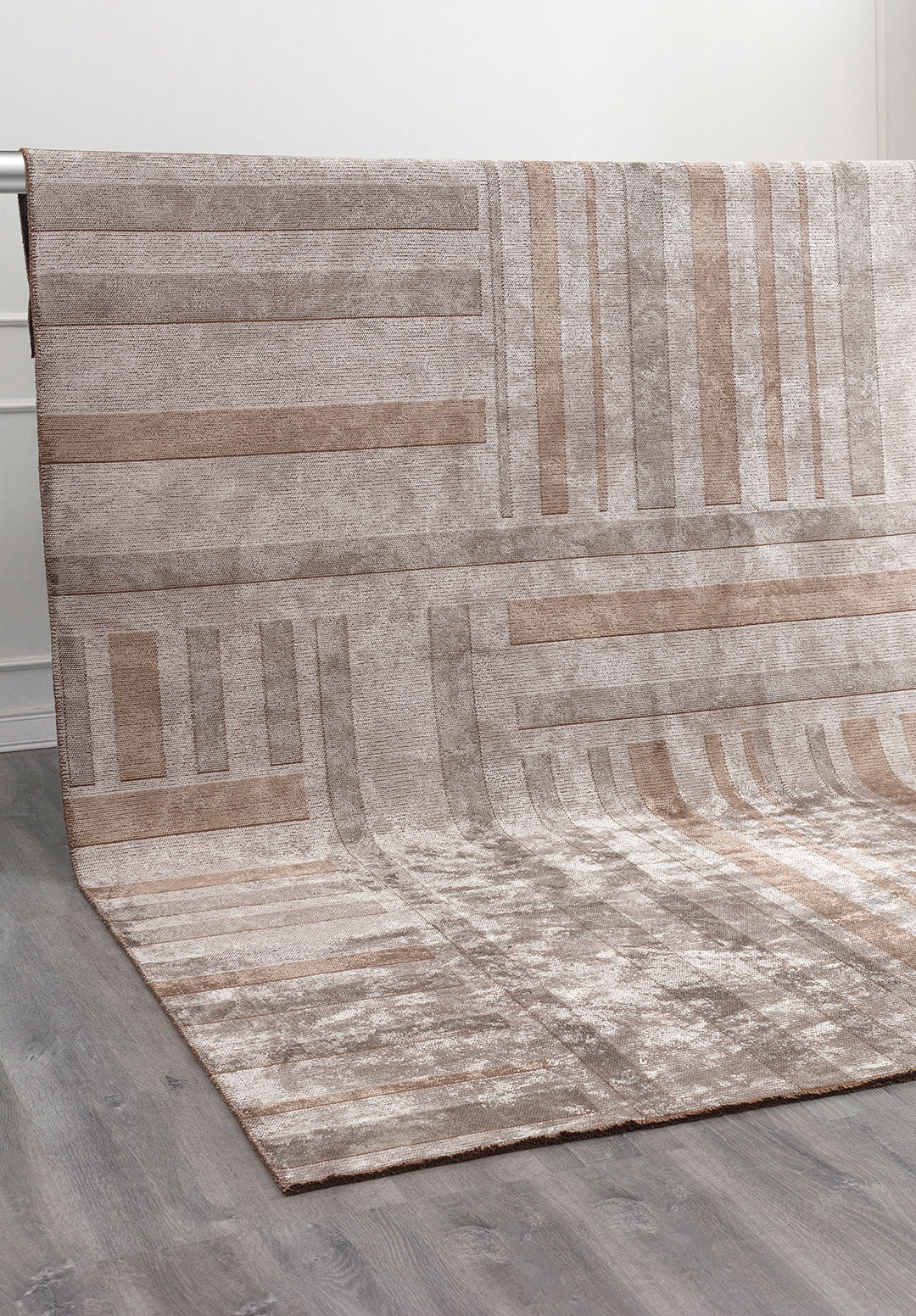 PARCEL NOUGAT - GREY - LIGHT GREY RUG