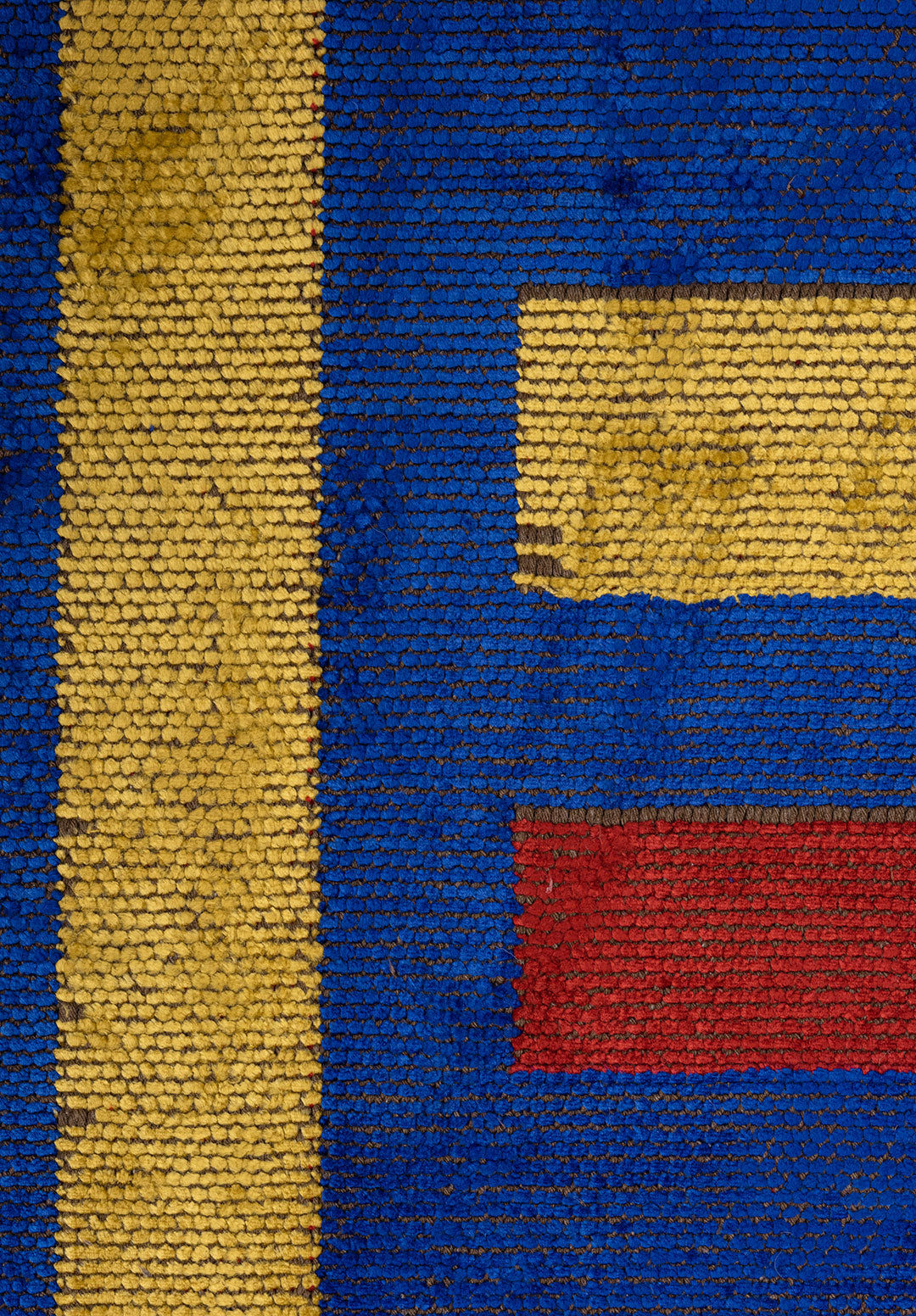 PARCEL RED - YELLOW - SAX BLUE RUG