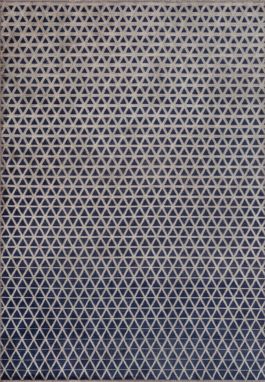HEXAGON DARK NAVY - GREY - LIGHT GREY RUG
