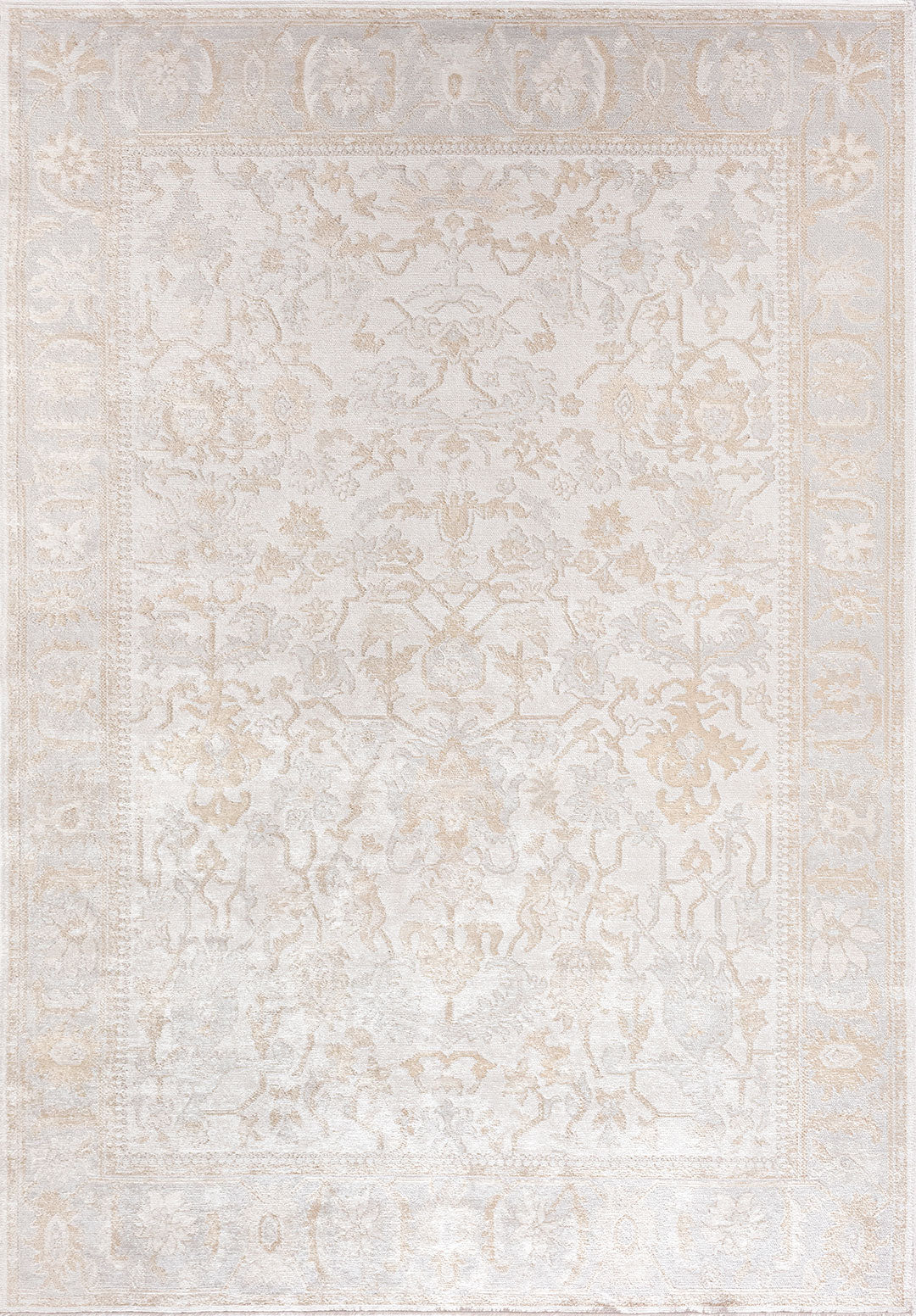 MAJESTY LIGHT GREY - BEIGE - LIGHT CREAM - ECRU - CREAM RUG