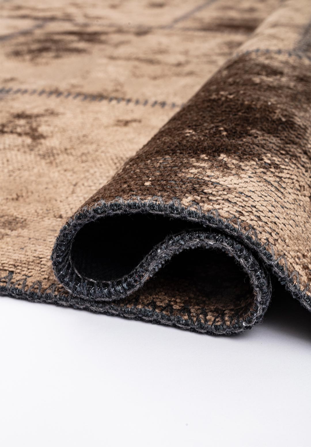PATCH MINK RUG