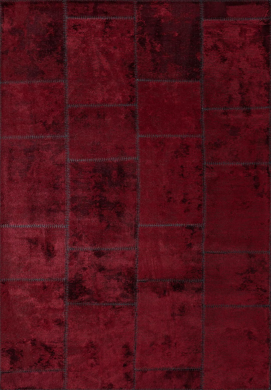 PATCH RED RUG