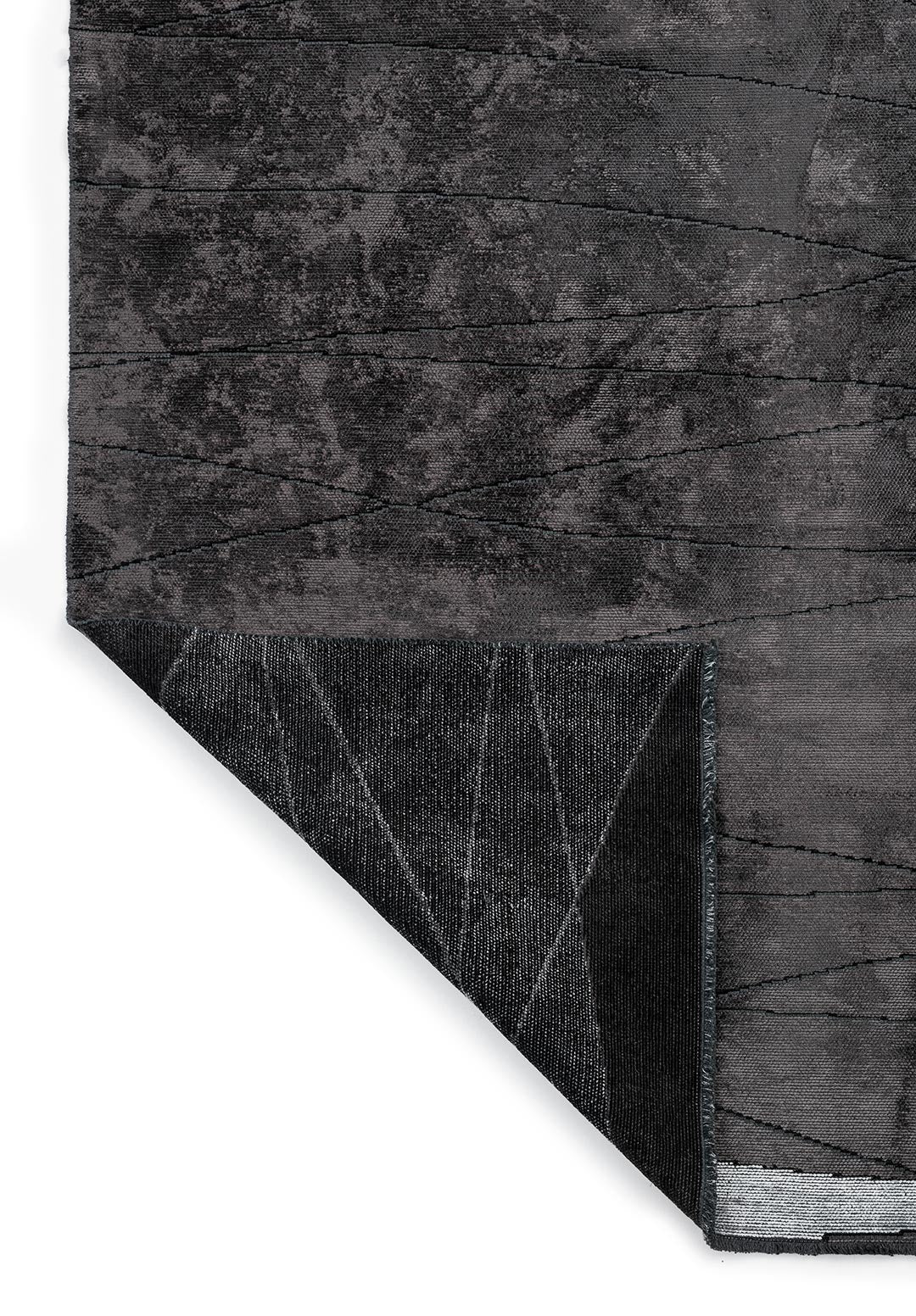GREENWICH BLACK - CHARCOAL - ICE BLUE RUG