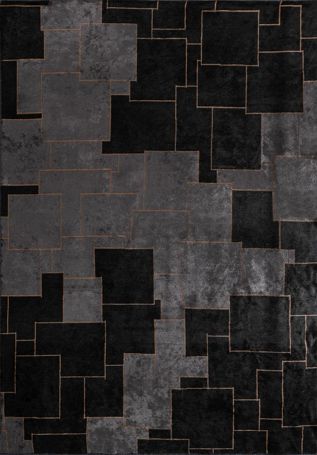 LISBON BLACK - CHARCOAL - CACAO RUG