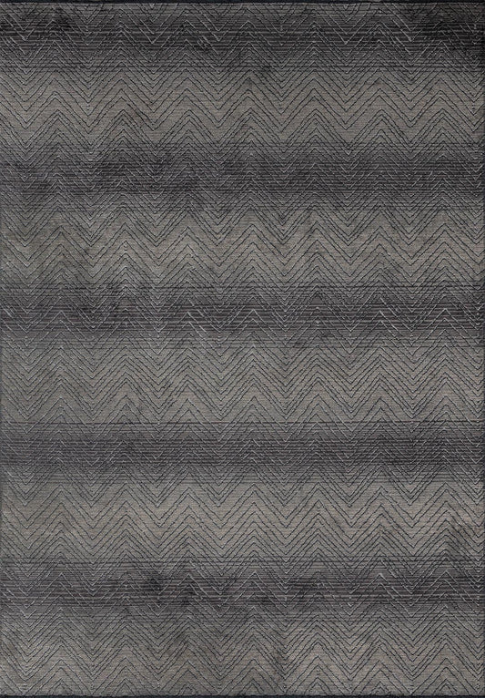 ZARAGOZA CHARCOAL - BEIGE - GREY - LIGHT CREAM RUG