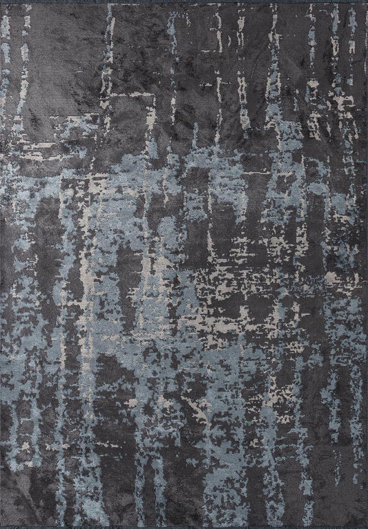 TOLEDO CHARCOAL BLUE - LIGHT CREAM RUG