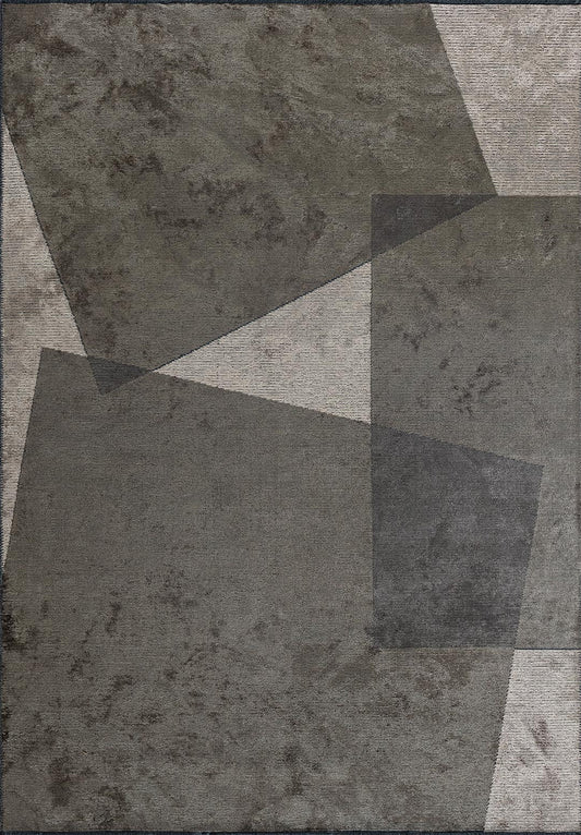 SALZBURG ANTHRACITE - KHAKI - CREAM RUG
