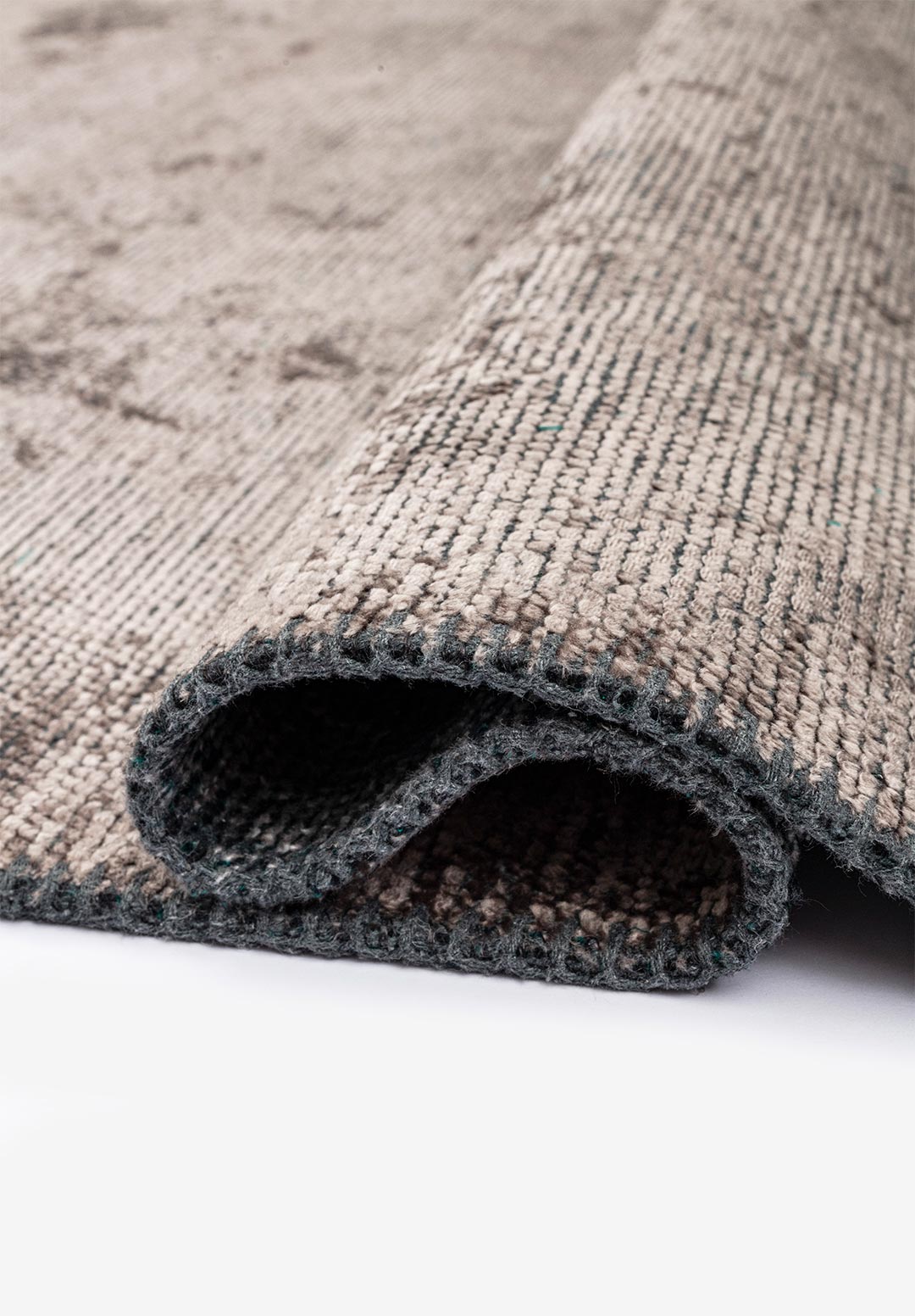 SALZUBURG DARK TURQUOISE - DARK GREY - LIGHT GREY RUG