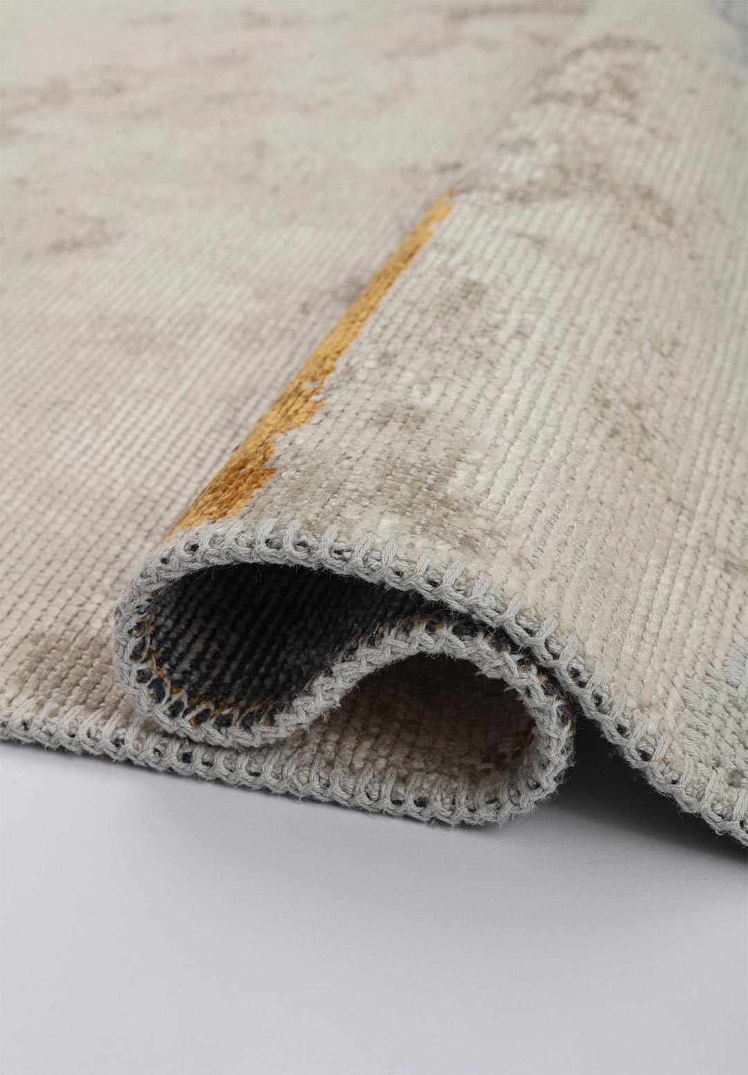 GRANADA LIGHT GREY - GOLD -ECRU RUG
