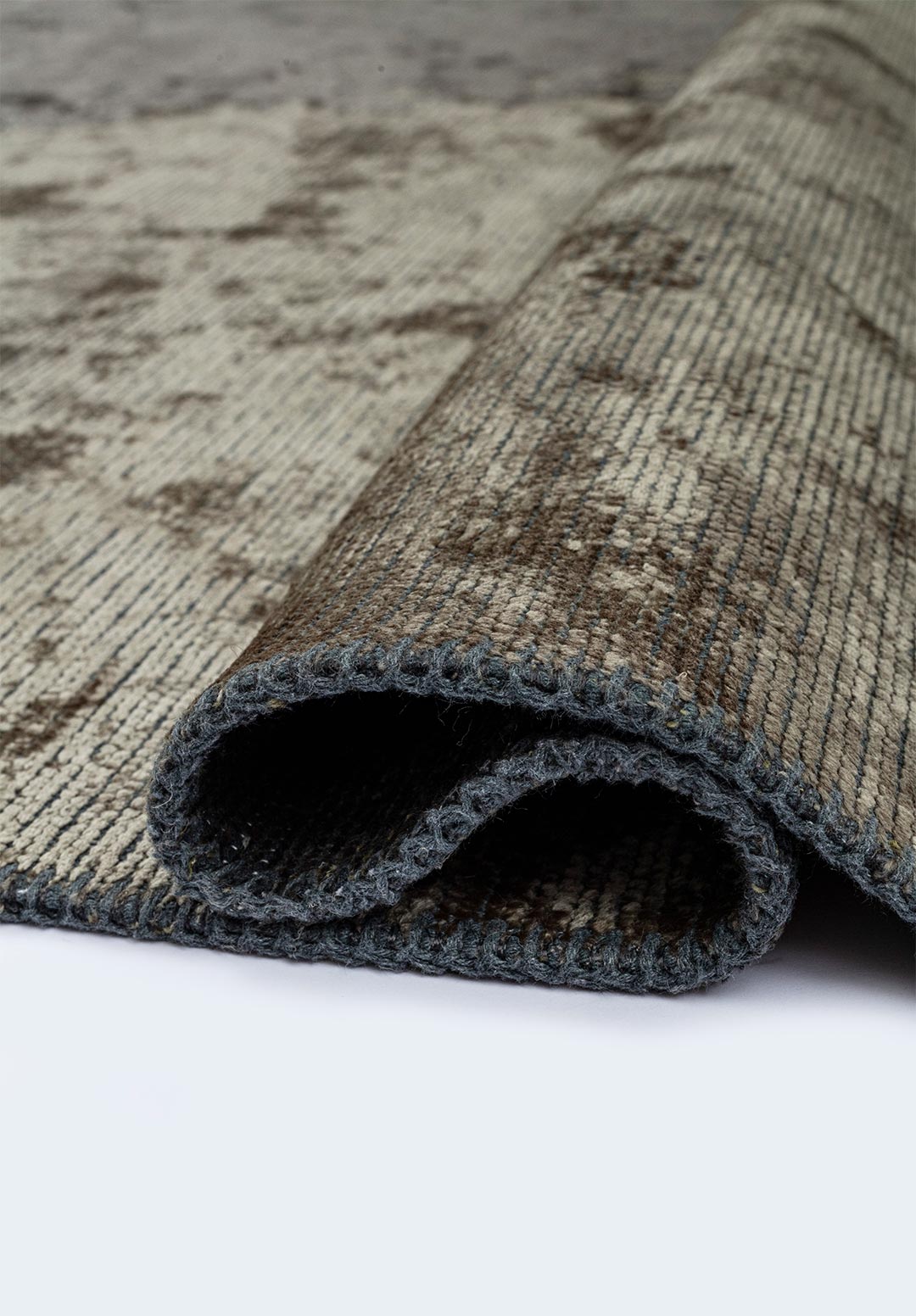 MONACO ANTHRACITE - GREEN -KHAKI RUG