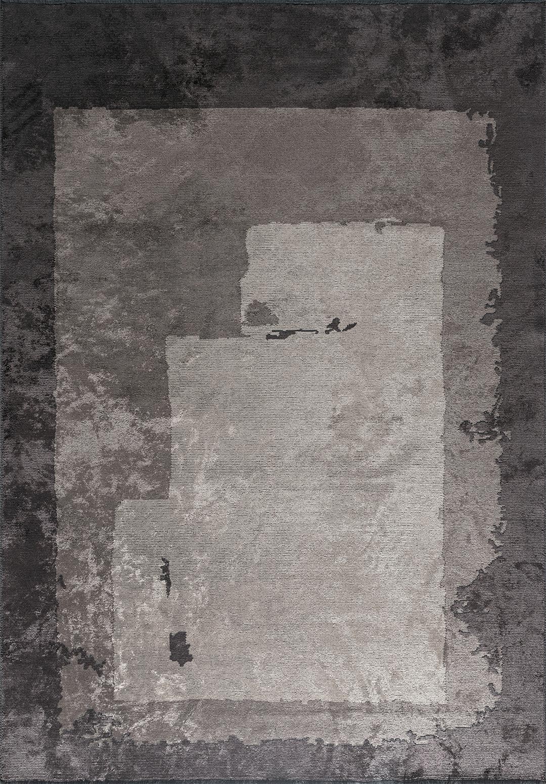 HANNOVER CREAM - CHARCOAL - DARK GREY RUG