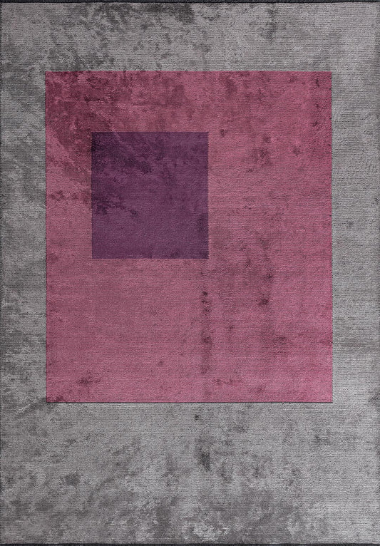 LYON PURPLE - PINK - LIGHT GREY RUG