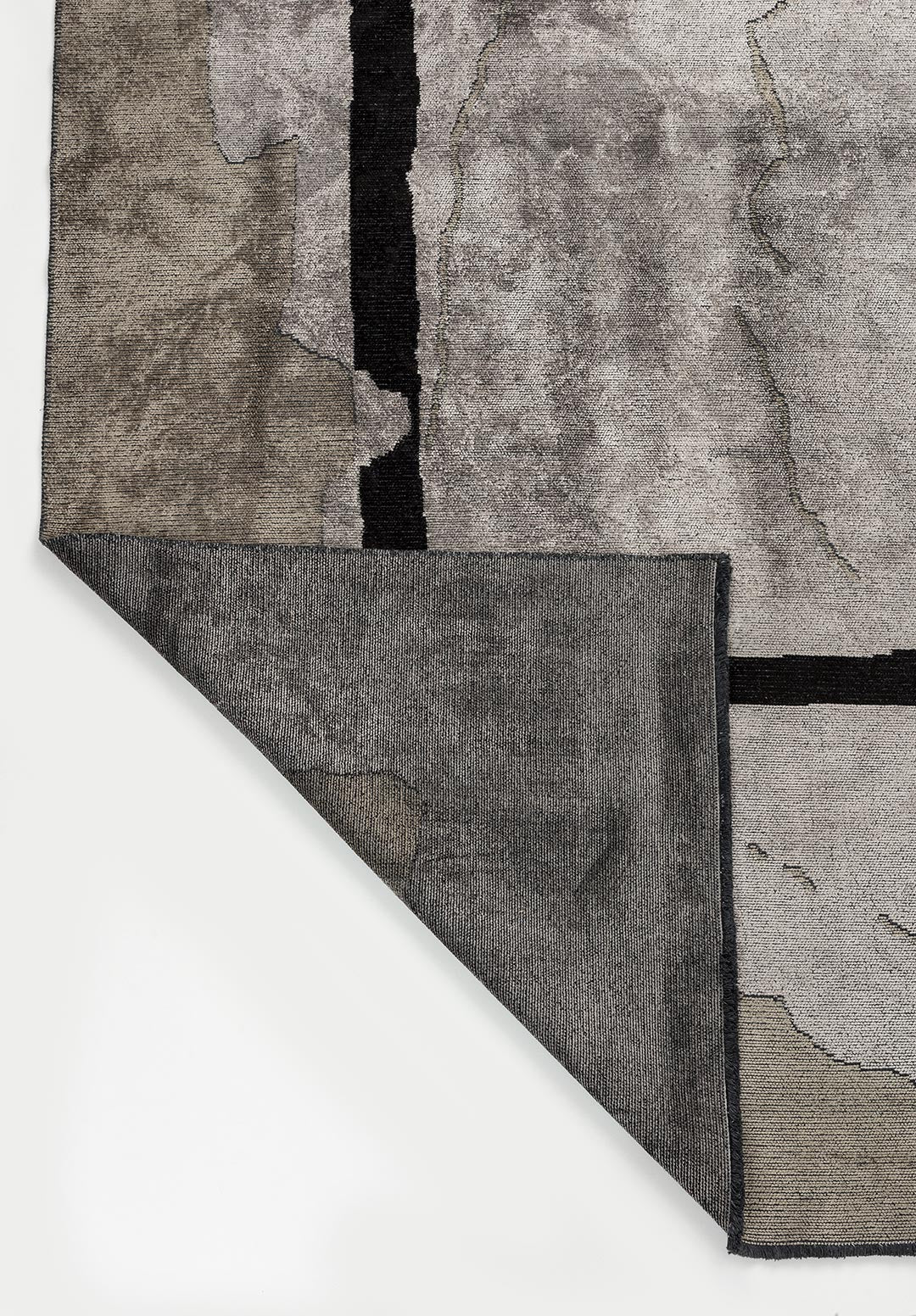 SALAMANCA BLACK - GREY - LIGHT GREY RUG