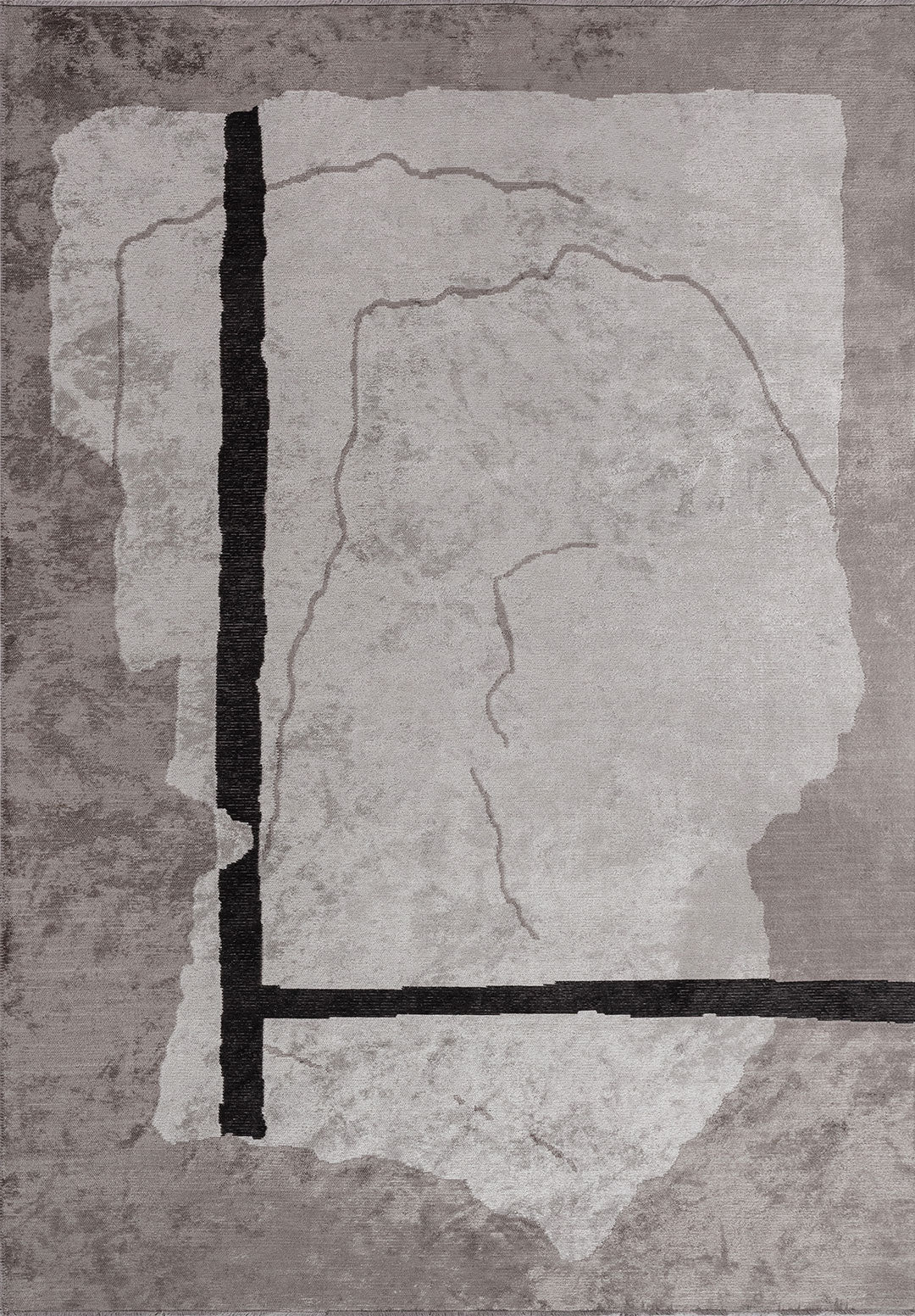 SALAMANCA BLACK - DARK GREY - LIGHT GREY RUG
