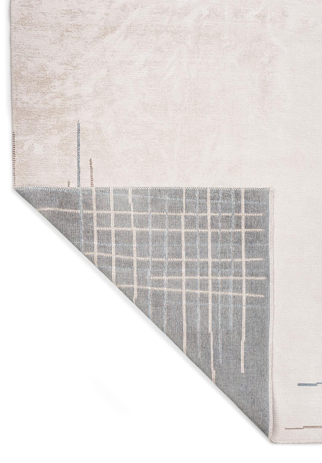MANHATTAN ECRU - NOUGAT -BLUE  RUG
