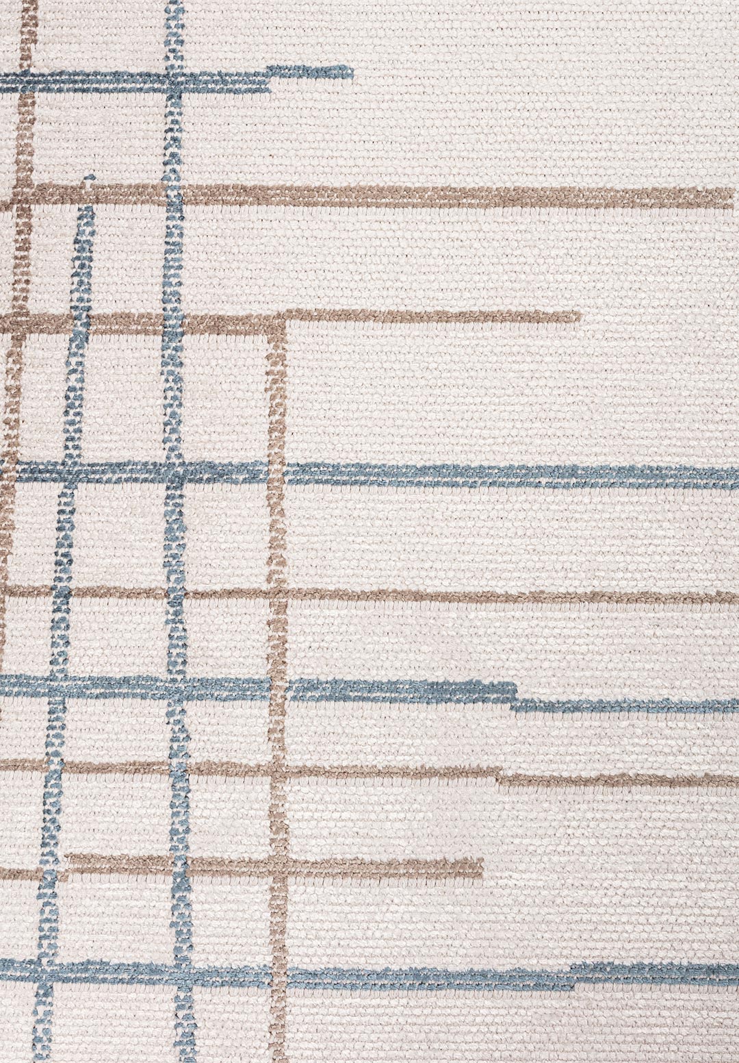MANHATTAN ECRU - NOUGAT -BLUE  RUG