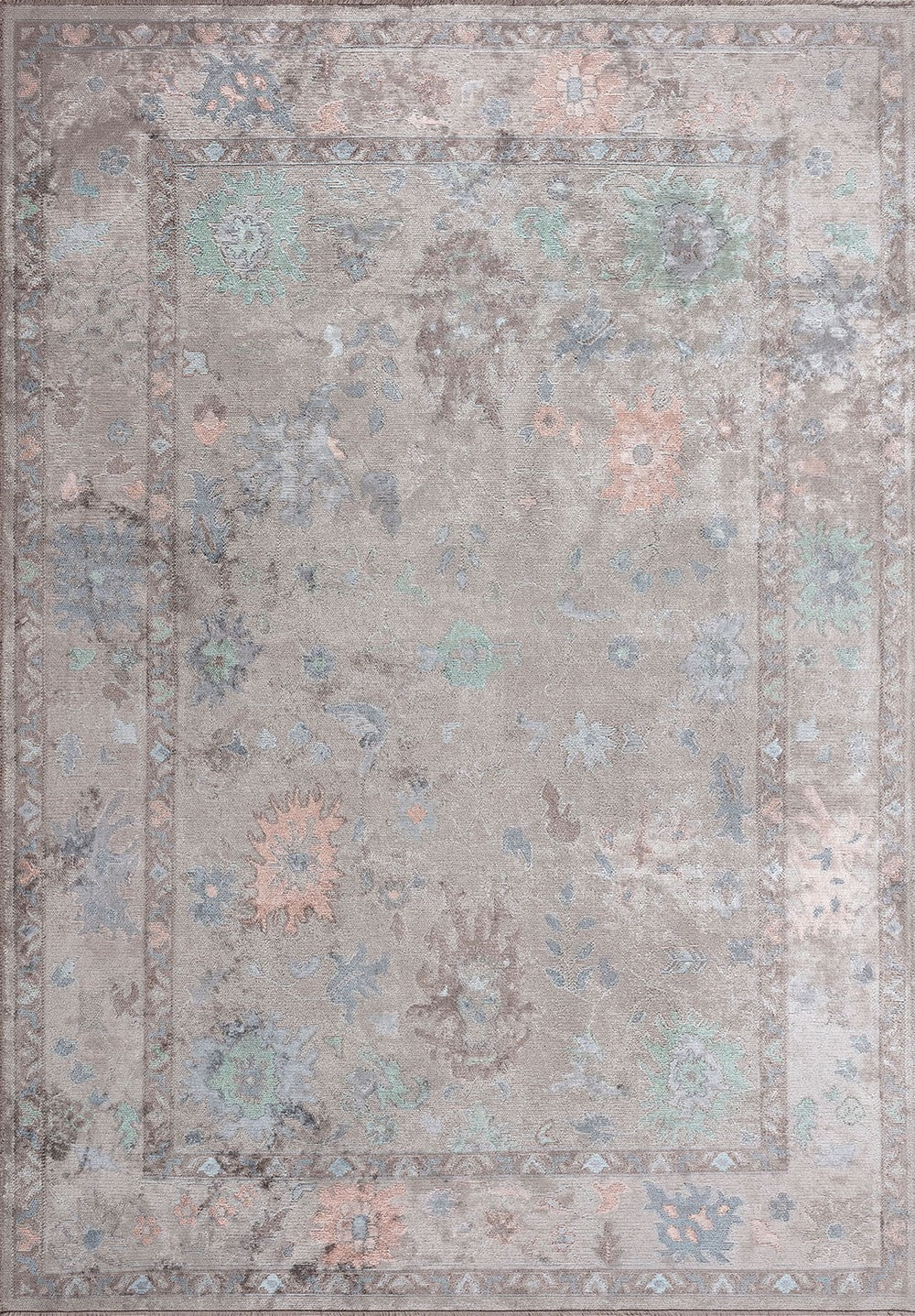 VIVIENNE GREY - DARK GREY - COPPER - BLUE - RIVER GREEN - ICE BLUE RUG