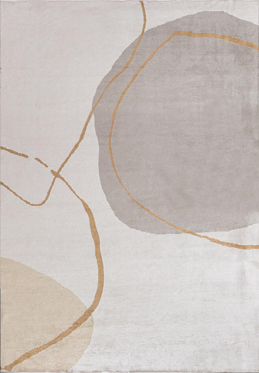 LAGOS LIGHT BROWN - GREY - BEIGE - ECRU RUG