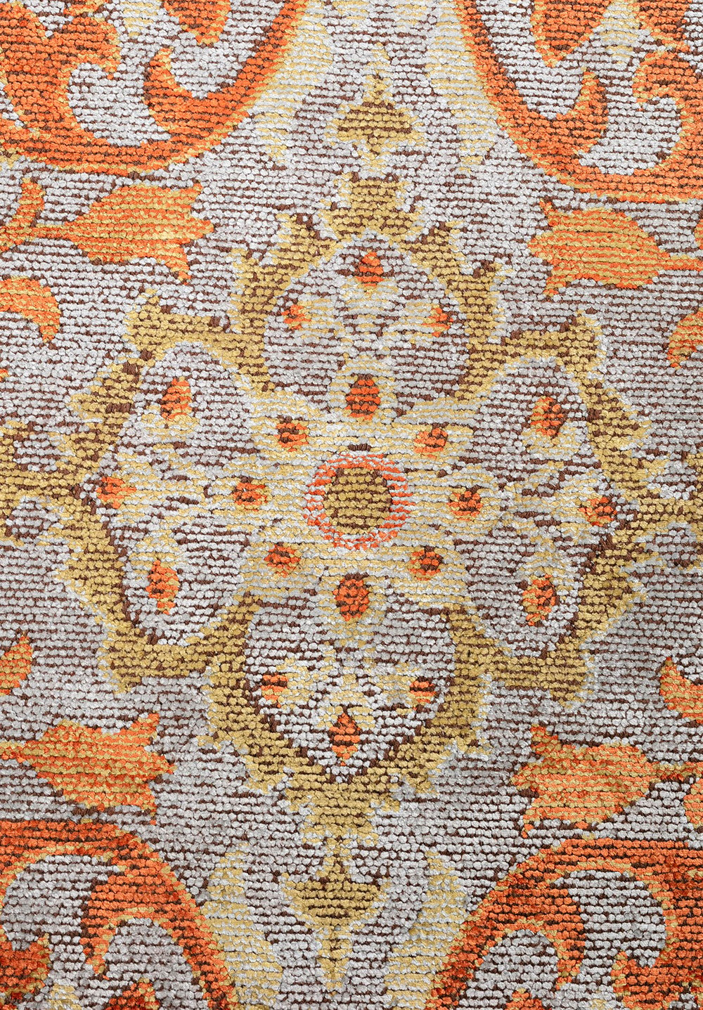 VIOLETTA ICE BLUE - OLIVE GREEN - TERRA RUG