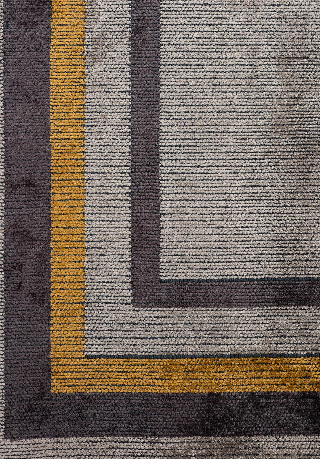 DRESDEN CHARCOAL - MUSTARD - BEIGE RUG