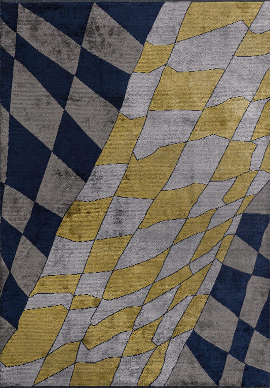 JERSEY DARK NAVY - DARK GREY  - LIGHT GREY - GOLD - RUG