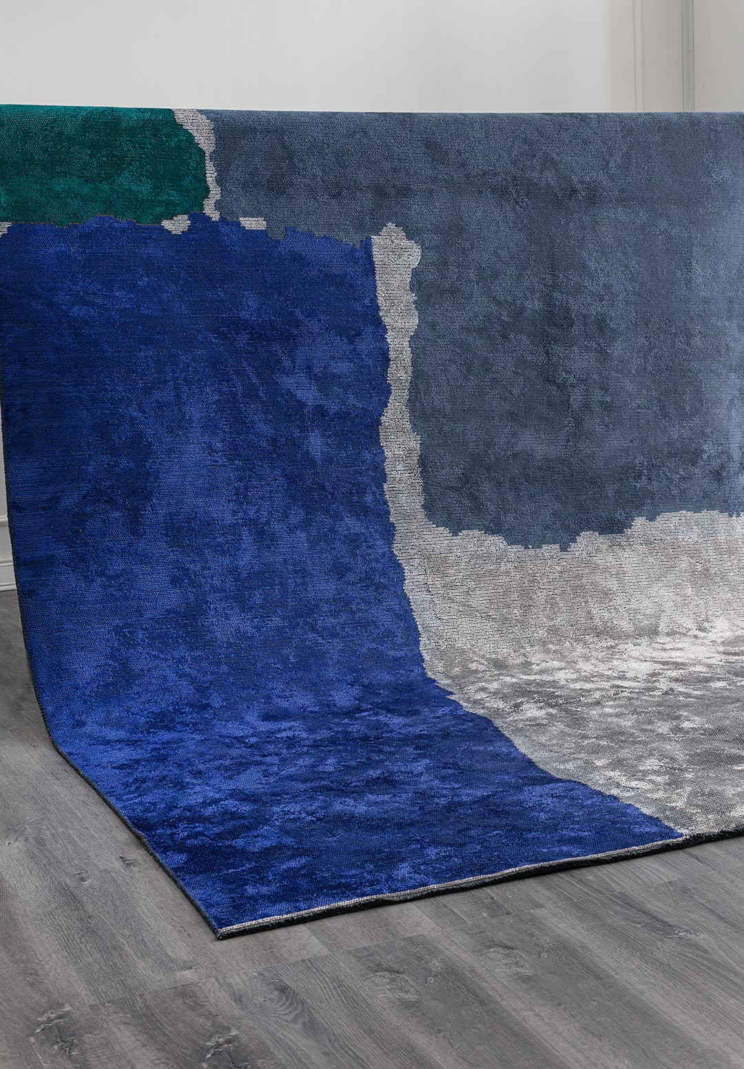 LOS ANGELES LIGHT CREAM - NAVY BLUE - DARK TURQUOISE - SAX BLUE - ICE BLUE RUG