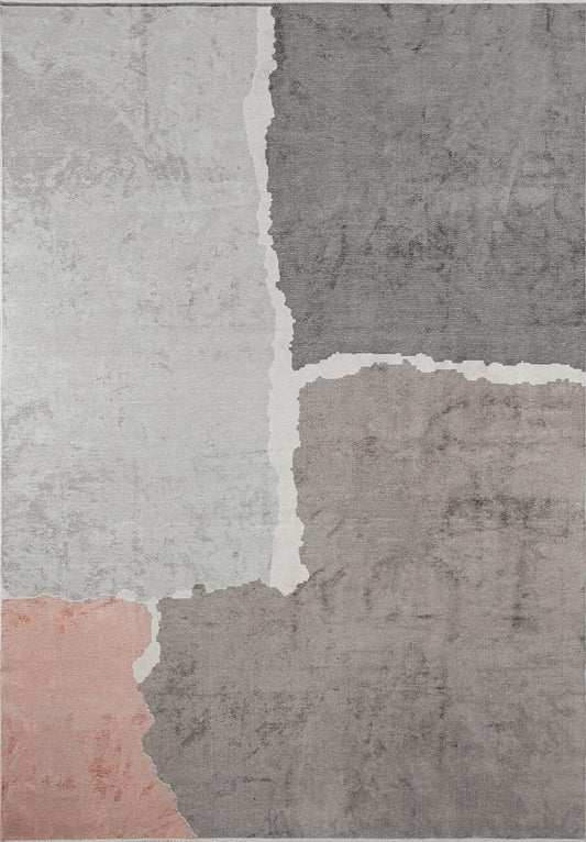 LOS ANGELES DARK GREY - NOUGAT - COPPER - LIGHT GREY - ECRU RUG